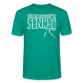 JEH MIR NICH UFFN SENKEL-Unisex T-Shirt BIO II - Blaugrün