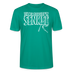 JEH MIR NICH UFFN SENKEL-Unisex T-Shirt BIO II - Blaugrün