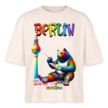 CSD BERLIN- Frauen Boxy Bio-T-Shirt - Naturweiß