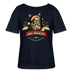 JIBT NÜSCHT zu Weihnachten-Rundhals Frauen Bio-T-Shirt - Navy