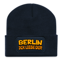 BERLIN ICK LIEBE DIR-Beanie - French Navy