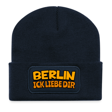 BERLIN ICK LIEBE DIR-Beanie - French Navy