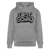 Ostalgie-Unisex Bio-Hoodie-URST SCHAU - Hellgrau marmoriert