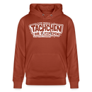 TACHCHEN IHR FLITZPIEPEN-Unisex Bio-Hoodie mit Berliner Schnauze - Terrakotta