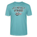 JEH MIR NICH UFFN KEKS!-Unisex  T-Shirt BIO - Pastelltürkis