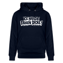 ICK HAB DIE FAXEN DICKE-Unisex Bio-Hoodie mit Berliner Schnauze - Navy