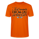 ICK KNUTSCH DIR - Unisex T-Shirt - Tieforange