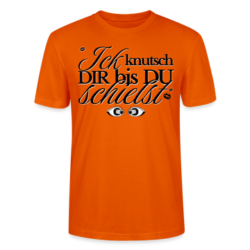 ICK KNUTSCH DIR - Unisex T-Shirt - Tieforange
