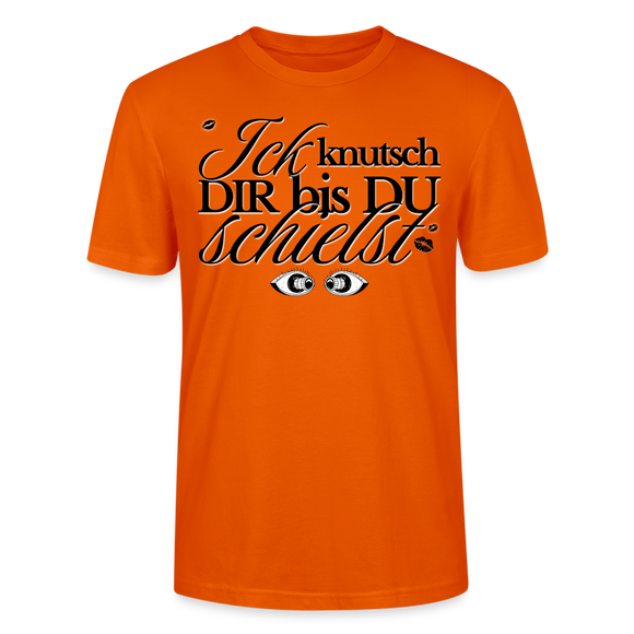 ICK KNUTSCH DIR - Unisex T-Shirt - Tieforange