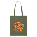 BERLINER RETRO-NÜSCHT MUSS ICK-Bio-Stoffbeutel - Khaki