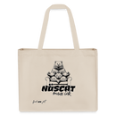 NÜSCHT MUSS ICK-Einkaufstasche - Naturweiß