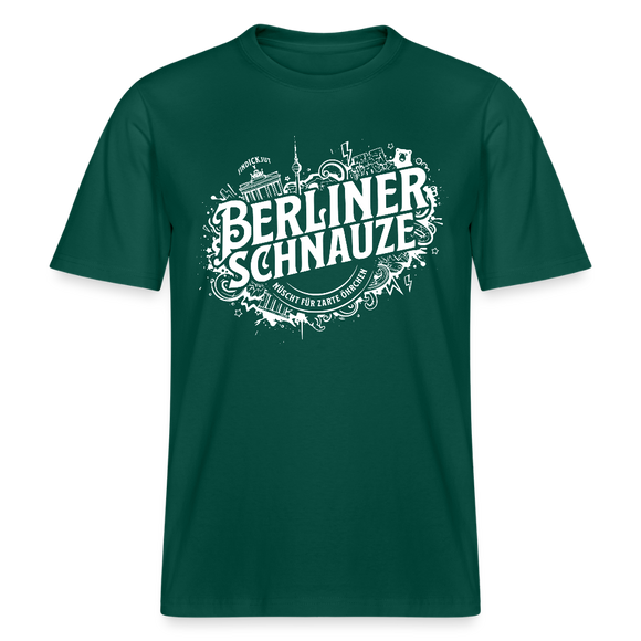BERLINER SCHNAUZE-RELAXED FIT Unisex BIO T-Shirt - Forest