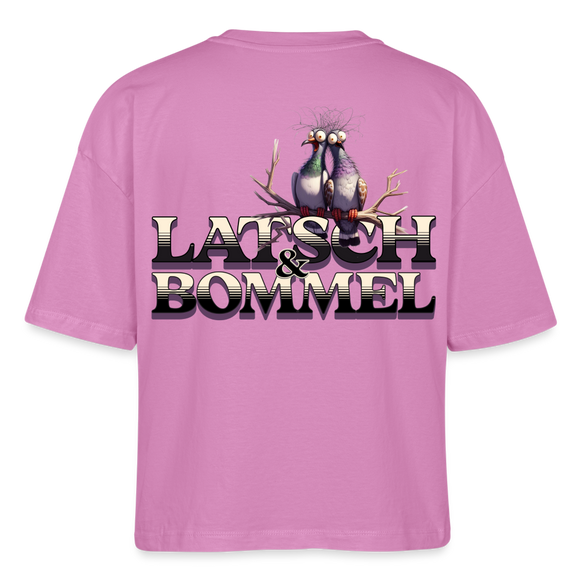 BERLINER LATSCH UND BOMMEL - Frauen Boxy Bio-T-Shirt - Pink