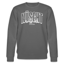 NÜSCHT 2025-Unisex Bio-Sweatshirt mit Berliner Schnauze - Anthrazit