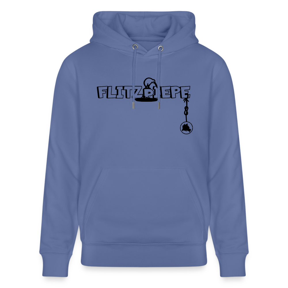 EINE FLITZPIEPE - Unisex Bio-Hoodie - Blau