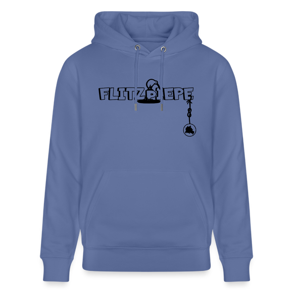 EINE FLITZPIEPE - Unisex Bio-Hoodie - Blau