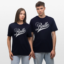 ICK FREU MA WIE BOLLE-Relaxed Fit Unisex Bio-T-Shirt - Navy