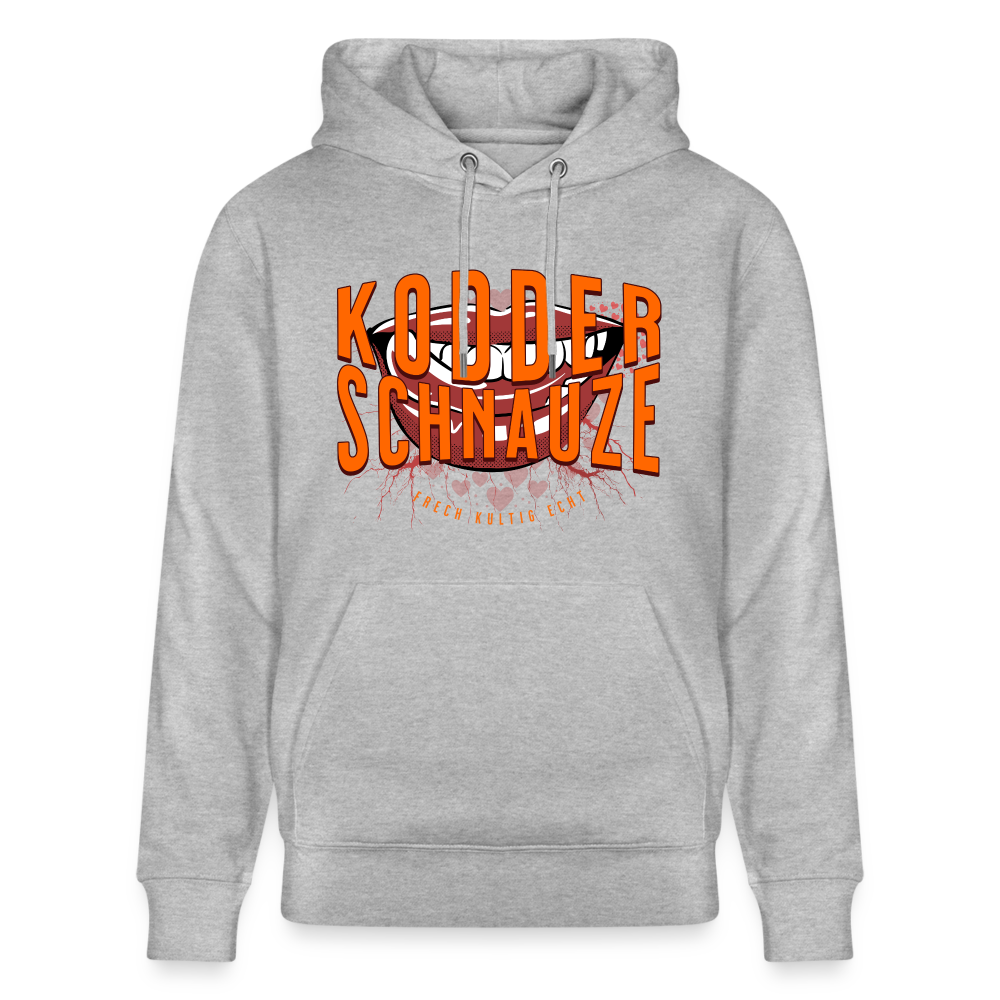 KODDERSCHNAUZE - Unisex Bio-Hoodie CRUISER - Grau meliert