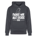 Berliner Spruch-FRÜHER WAR ALLET LEICHTERUnisex Bio-Hoodie - Indigoblau