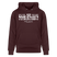 Berliner Spruch-NICH ANJESCHISSN-Unisex Bio-Hoodie mit Berliner Schnauze - Maroon