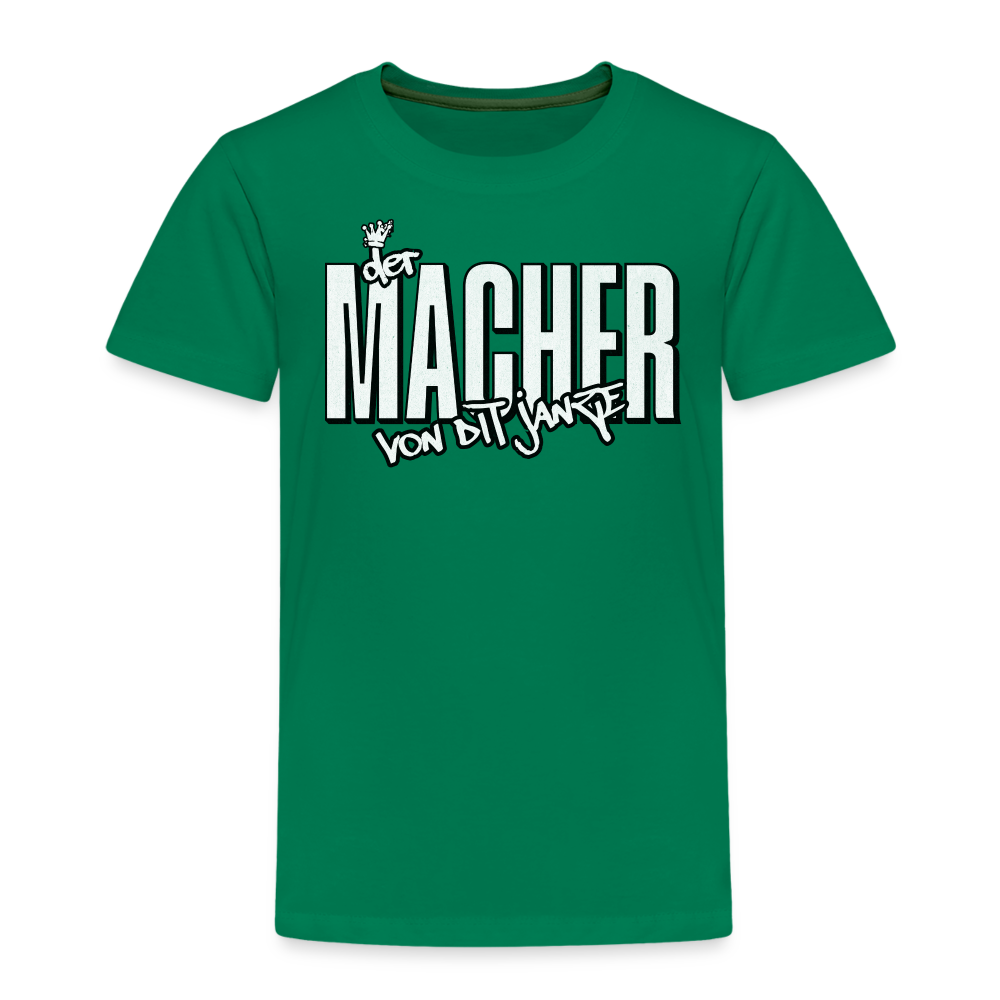 DER MACHER VON DIT JANZE - Kinder Premium T-Shirt - Kelly Green