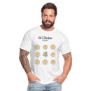 allet KLÄRCHEN-Männer Premium Bio T-Shirt - Weiß