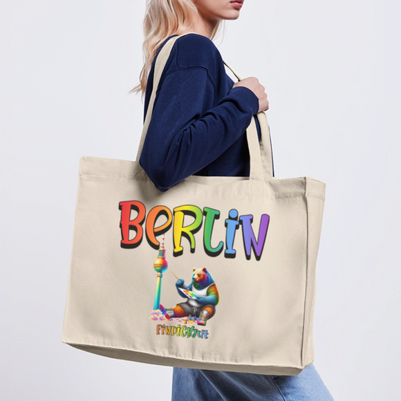 CSD BERLIN-Einkaufstasche - Naturweiß