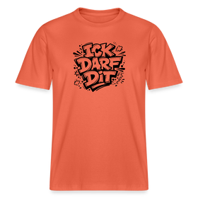 Berlin Shirt-ICK DARF DIT- RELAXED FIT Unisex bio T-Shirt - Hellrot