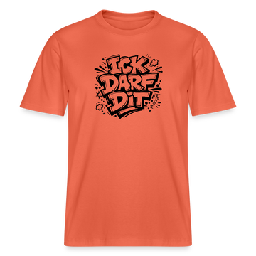 Berlin Shirt-ICK DARF DIT- RELAXED FIT Unisex bio T-Shirt - Hellrot