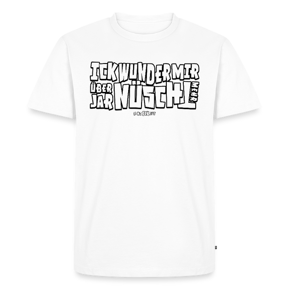 Berliner Spruch-ICK WUNDER MIR-Männer Premium BIO T-Shirt