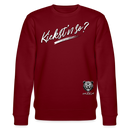 KIEKST'N SO?-Unisex Bio-Sweatshirt - Burgunderrot