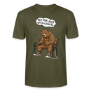 Berliner Bär Shirt-JEH MIR NICH UFFN SENKEL-Unisex T-Shirt - Khaki