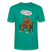 Berliner Bär Shirt-JEH MIR NICH UFFN SENKEL-Unisex T-Shirt - Blaugrün