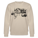 Berliner Schnauze "MACH 'N ABJANG-Unisex Bio-Sweatshirt - Beige