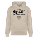ICK BIN NÜSCHT FÜR SCHWACHE NERVEN-Unisex Bio-Hoodie - Beige
