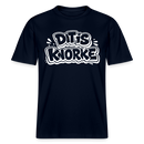 DIT IS KNORKE-RELAXED FIT Unisex bio T-Shirt - Navy