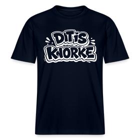 DIT IS KNORKE-RELAXED FIT Unisex bio T-Shirt - Navy