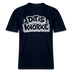 DIT IS KNORKE-RELAXED FIT Unisex bio T-Shirt - Navy