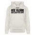 ICK GLOOB, MIR LAUST DER AFFE-Unisex Bio-Hoodie - Beige meliert