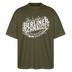 BERLINER SCHNAUZE-Oversized Unisex Bio T-Shirt - Khaki