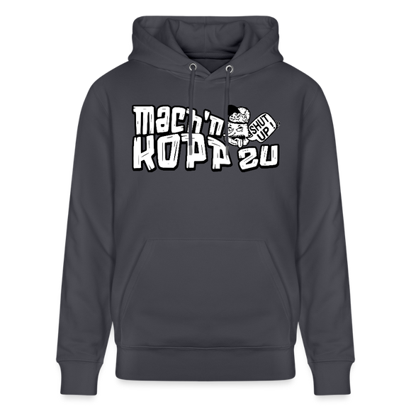 MACH'N KOPP ZU-Unisex Bio-Hoodie II - Indigoblau