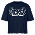 ICKE-Frauen Boxy Bio-T-Shirt - Navy