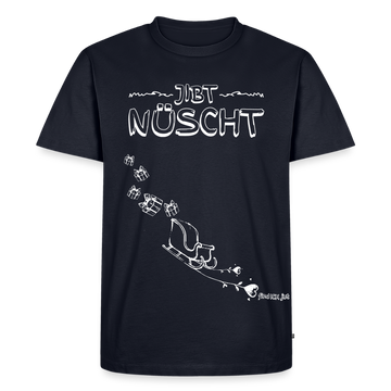 Weihnachten in Berlin 25-JIBT NÜSCHT-Männer Premium BIO T-Shirt - Navy
