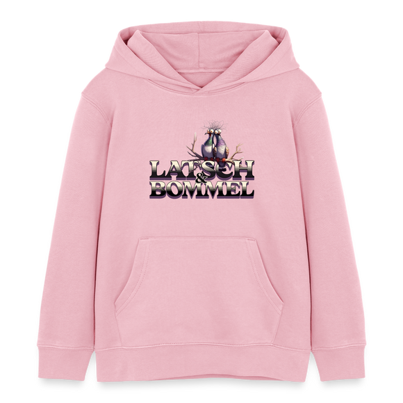 BERLINER LATSCH UND BOMMEL - Kinder Bio-Hoodie - Hellrosa