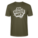 Berlin Shirt mit Spruch- DA KIEKSTE WA?-Unisex T-Shirt Bio - Khaki