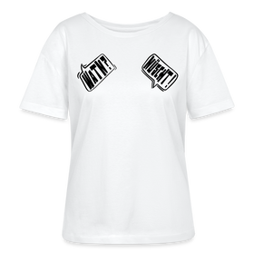 WATN? NÜSCHT!-Rundhals Frauen Bio-T-Shirt - Weiß
