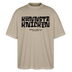 Berliner Spruch-KANNSTE KNICKEN-Oversized Unisex Bio T-Shirt - Steingrau