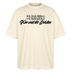 Berlin Statement in schwarzer Schrift 'ICK HAB MIR HIER MA UMJEKIEKT-Wir sind die Geilsten-Oversized Unisex Bio T-Shirt - Weißgrau