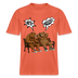 Berliner Bär mit berliner Schnauze-WATN?NÜSCHT- RELAXED FIT Unisex Organic T-Shirt - Hellrot