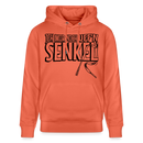 JEH MIR NICH UFFN SENKEL-Unisex Bio-Hoodie - Hellrot